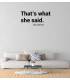 استیکر That's what she said