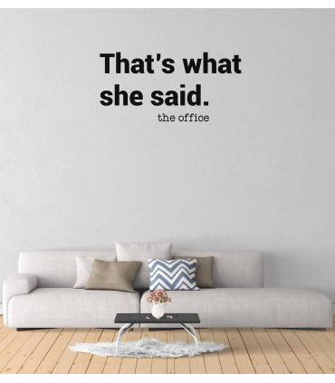 استیکر That's what she said