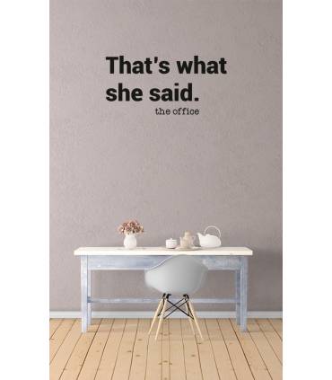 استیکر That's what she said