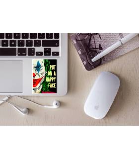 استیکر رنگی Put on the happy face