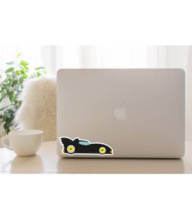 استیکر رنگی Batmobile