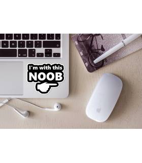 استیکر رنگی Noob