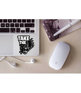 استیکر رنگی Take The Fortnite