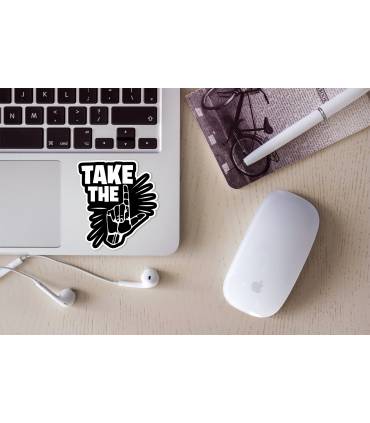 استیکر رنگی Take The Fortnite