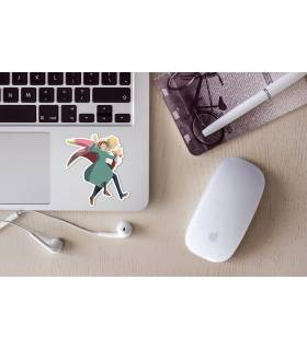 استیکر رنگی Sophie and Wizard