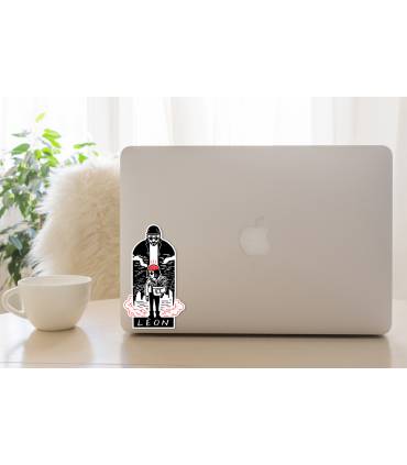 استیکر رنگی Leon