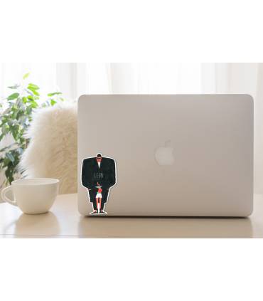 استیکر رنگی Leon