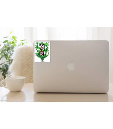 استیکر رنگی Leon