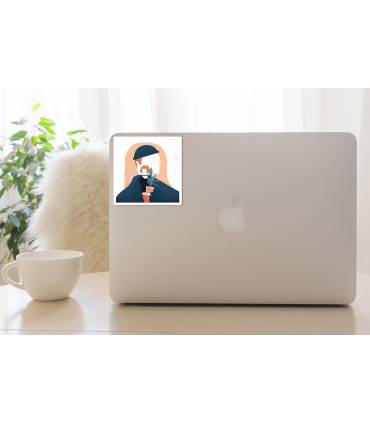 استیکر رنگی Leon and Mathilda