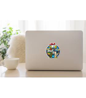 استیکر رنگی Los Pollas