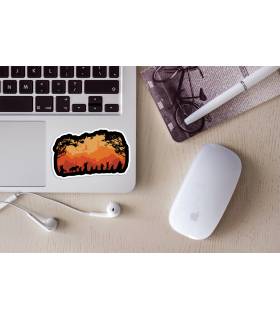 استیکر رنگی fellowship of the ring