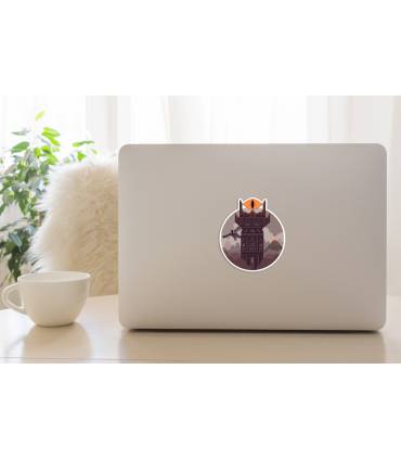 استیکر رنگی Two towers