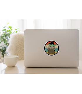 استیکر رنگی Baby Yoda