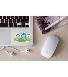 استیکر رنگی ریک و مورتی