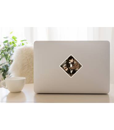 استیکر رنگی Eren Yeager