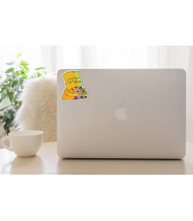 استیکر رنگی بارت