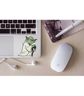 استیکر رنگی Yoda