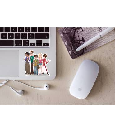 استیکر رنگی Big Bang Theory