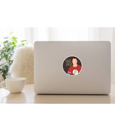 استیکر رنگی Im not crazy