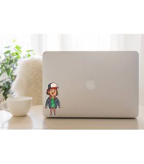 استیکر رنگی Dustin