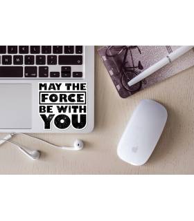 استیکر رنگی May the force