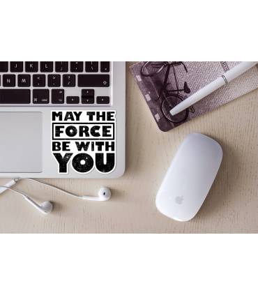استیکر رنگی May the force