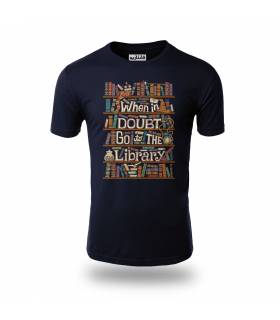 تی شرت When in Doubt Go to the Library