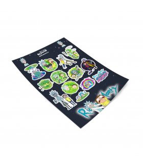 پک استیکر ریک و مورتی