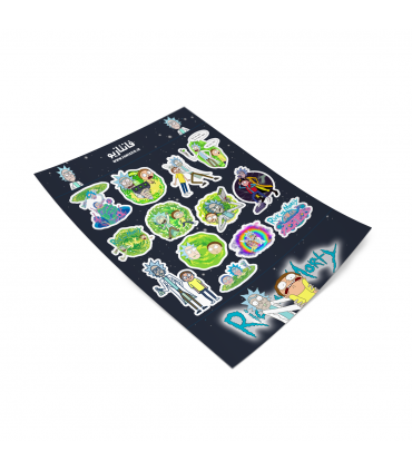 پک استیکر ریک و مورتی