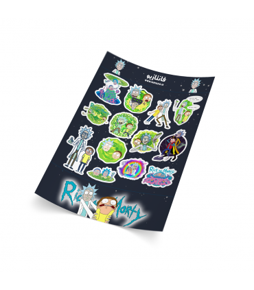 پک استیکر ریک و مورتی