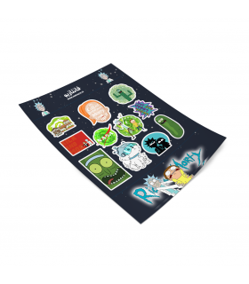 پک استیکر ریک و مورتی