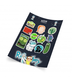 پک استیکر ریک و مورتی