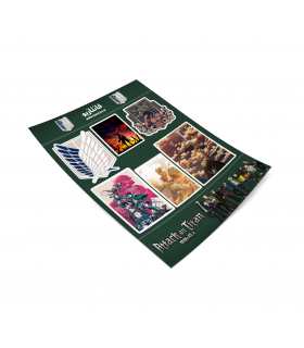 پک استیکر اتک آن تایتان-طرح دو