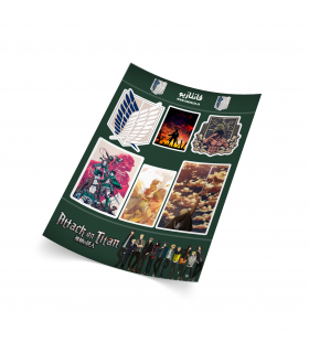 پک استیکر اتک آن تایتان-طرح دو