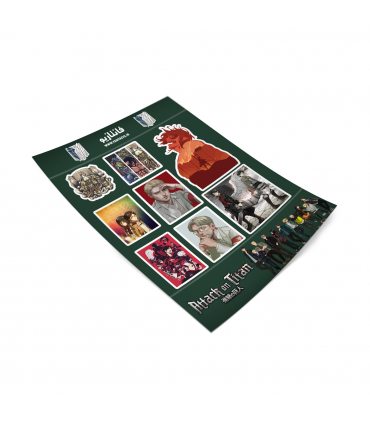 پک استیکر اتک آن تایتان-طرح سه