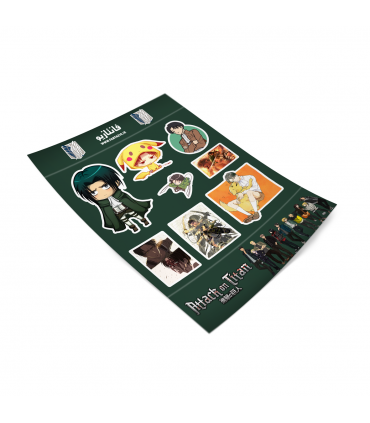 پک استیکر لیوای آکرمن