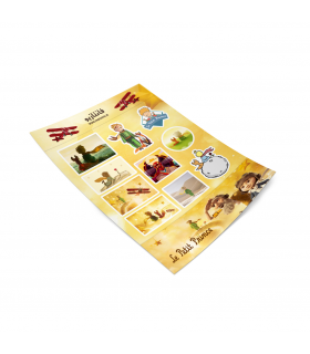 پک استیکر شازده کوچولو -طرح سه