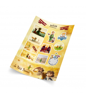 پک استیکر شازده کوچولو -طرح سه