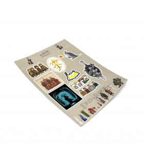 پک استیکر ارباب حلقه ها-طرح دو