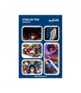 استیکر برجسته Attack on Titan
