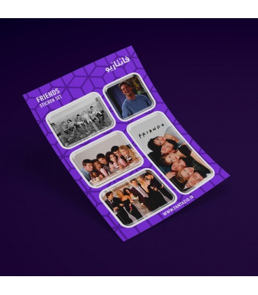 استیکر ژله‌ای Friends