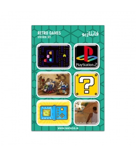 استیکر برجسته Games