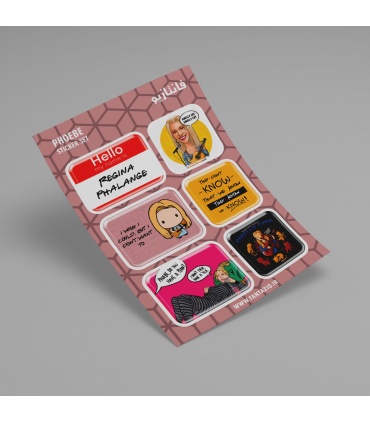 استیکر برجسته Phoebe