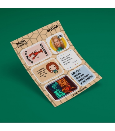 استیکر برجسته Rachel