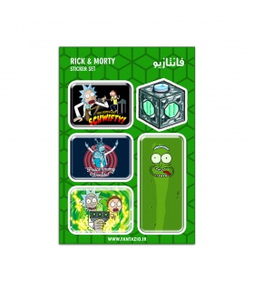 استیکر برجسته Rick and Morty