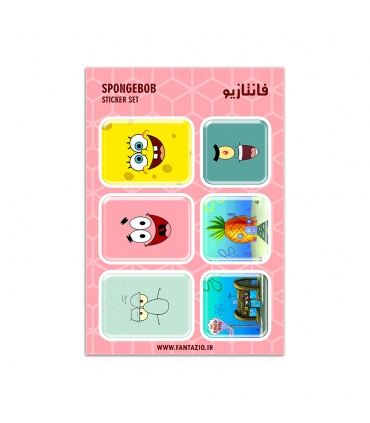 استیکر ژله‌ای Sponge Bob