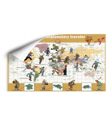 نقشه سفرهای تن تن