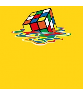 طرح Melted Rubik Cube