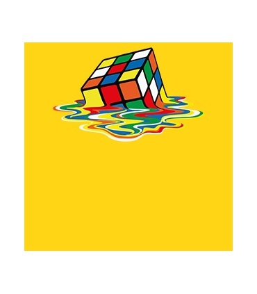 طرح Melted Rubik Cube