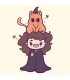 طرح Hermione and Crookshanks